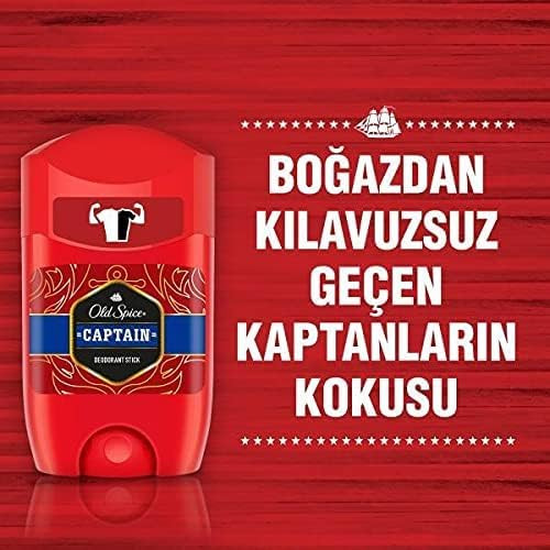 مزيل عرق أولد سبايس Captain ستيك – 50 مل (النسخة الأصلية الأمريكية) للسيدات